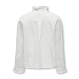KOGLINA L/S FRILL LACE INSERT SHIRT WVN 15320113 Cloud Dancer