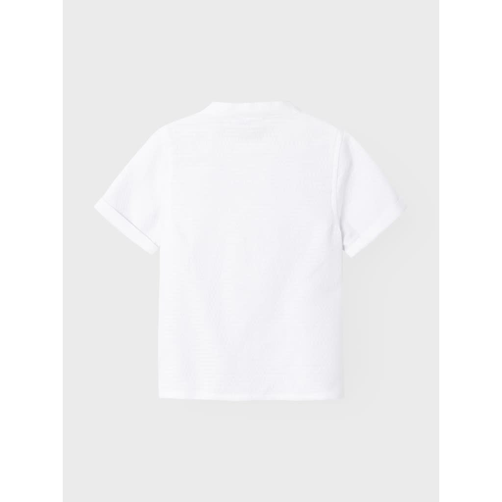 NMMHILANE SS SHIRT 13229478 Bright White