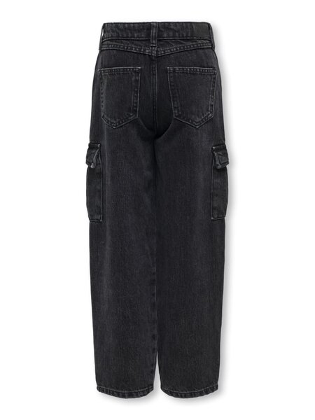 KIDS ONLY KOGHARMONY WIDE CRGO CARROT AZG659 NOOS 15326871 Washed Black