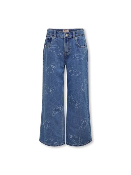 KIDS ONLY KOGMEGAN WIDE SMILE DNM GUA 15328522 Medium Blue Denim