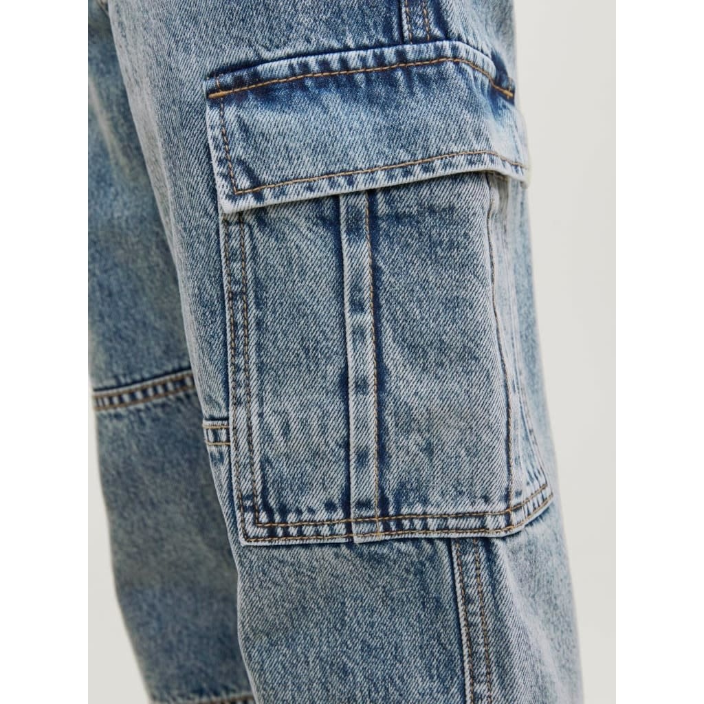 JJICHRIS JJWADE CARGO MF 148 SN JNR 12262328 Blue Denim