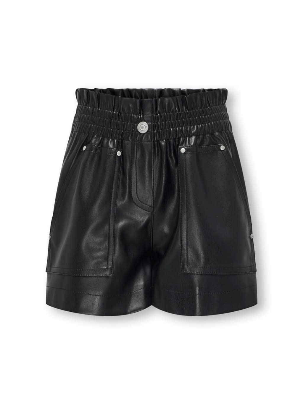 KOGLINA FAUX LEATHER SHORTS CS OTW 15329009 Black