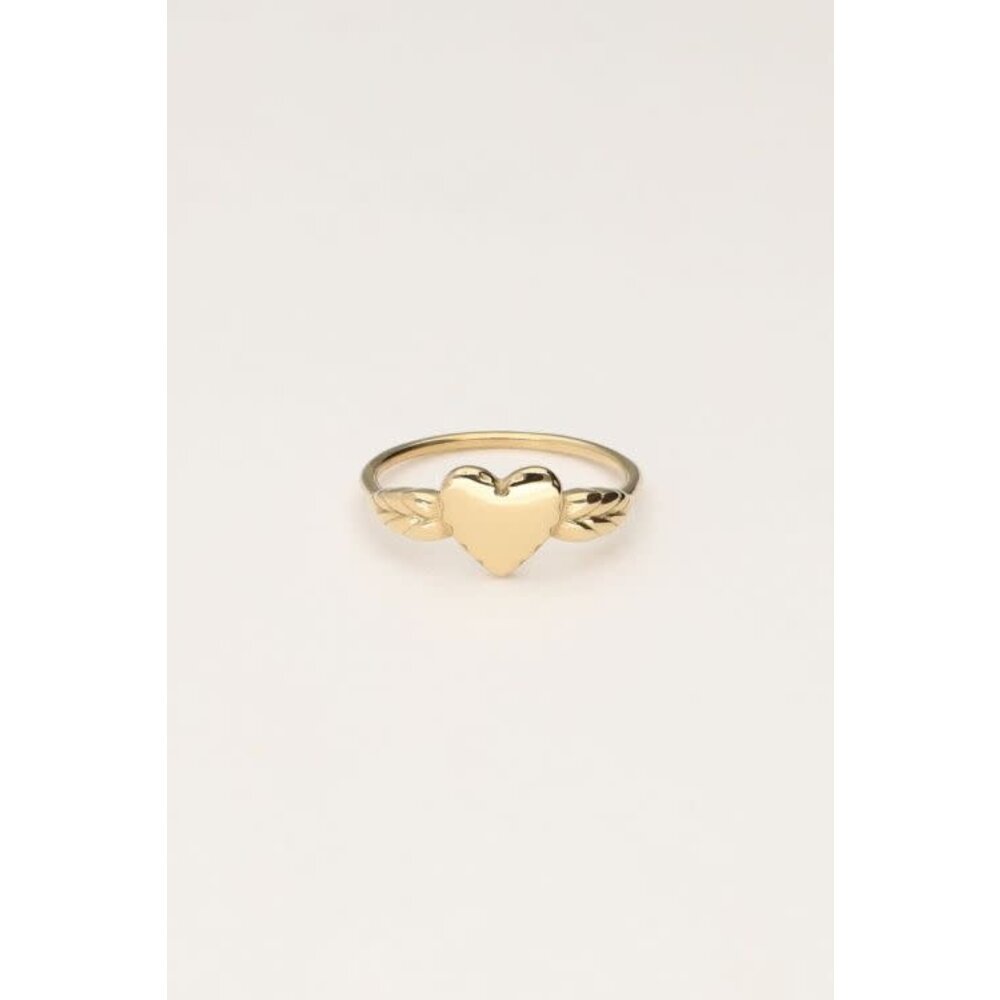 my Jewellery Ring vintage heart MJ11533 goud LILY