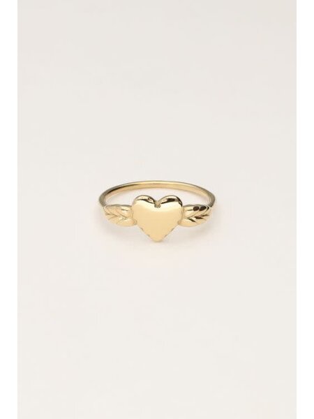 Ring vintage heart MJ11533 goud