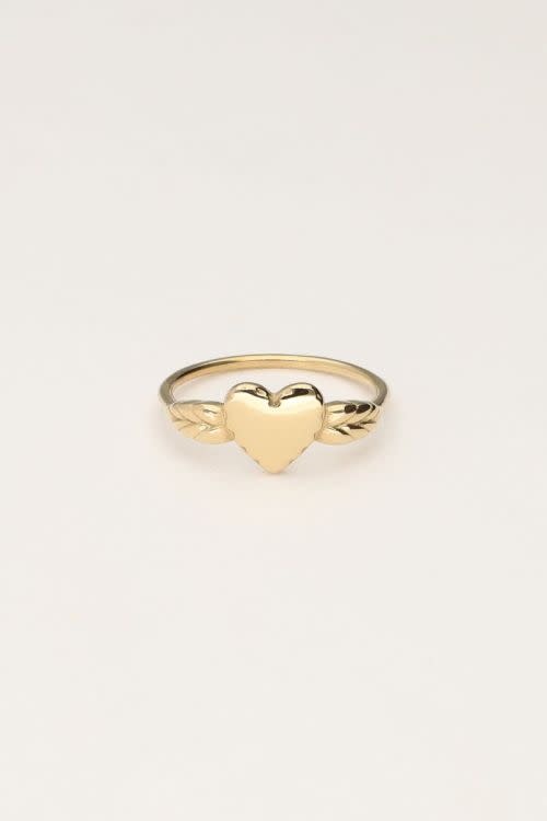 Ring vintage heart MJ11533 goud