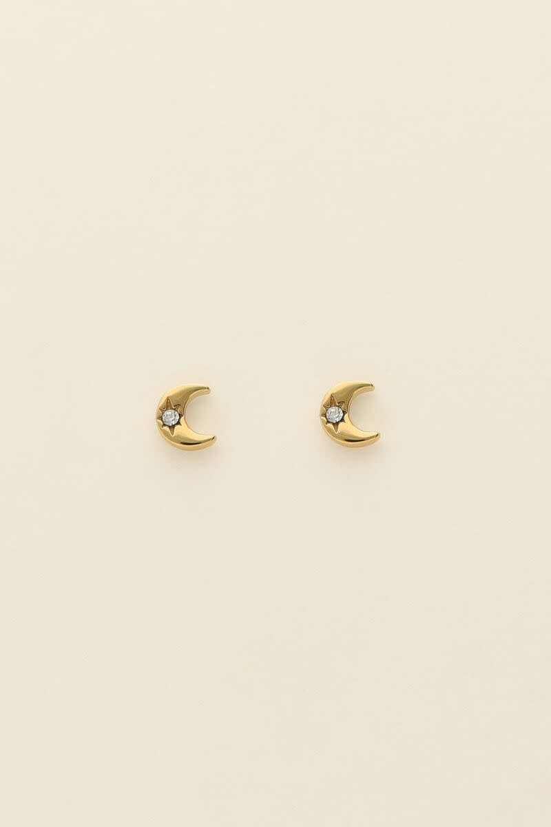 Earstuds moon MJ09441 Gold