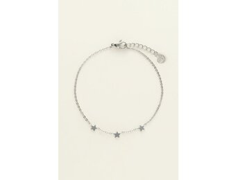 Bracelet three stars MJ01899 Silver