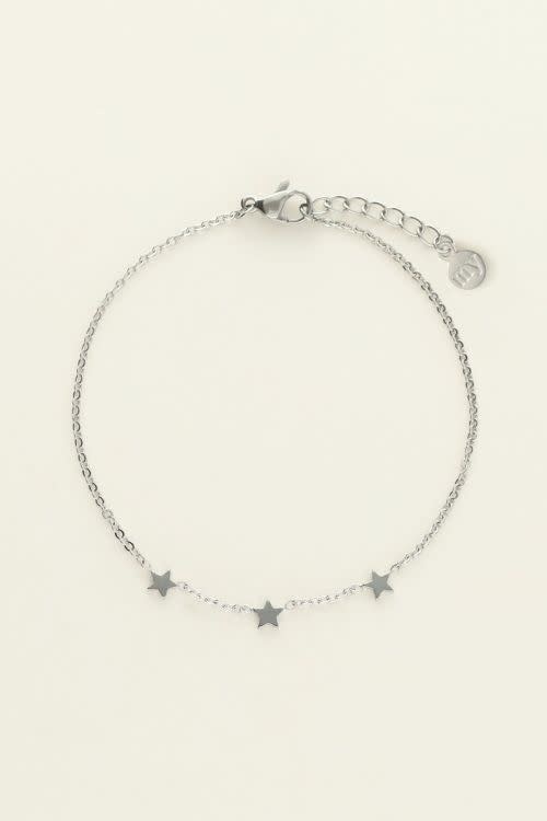Bracelet three stars MJ01899 Silver