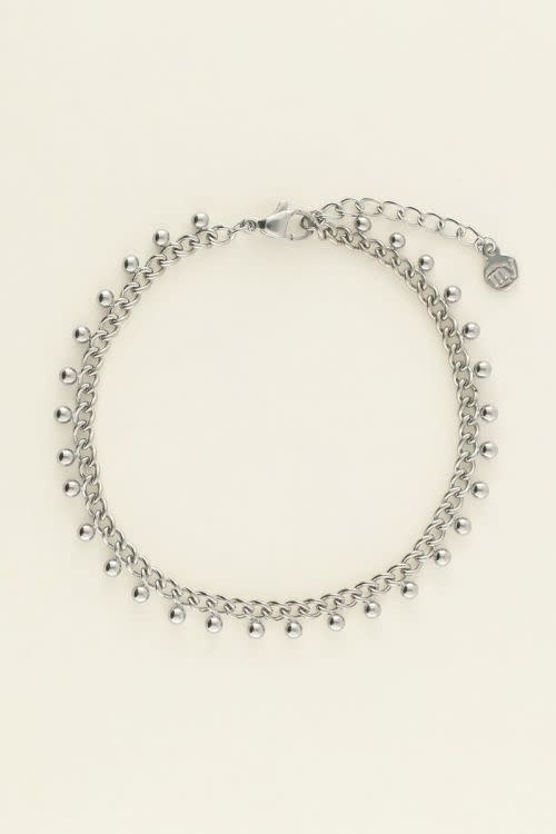 Bracelet switch balls MJ06812 Silver