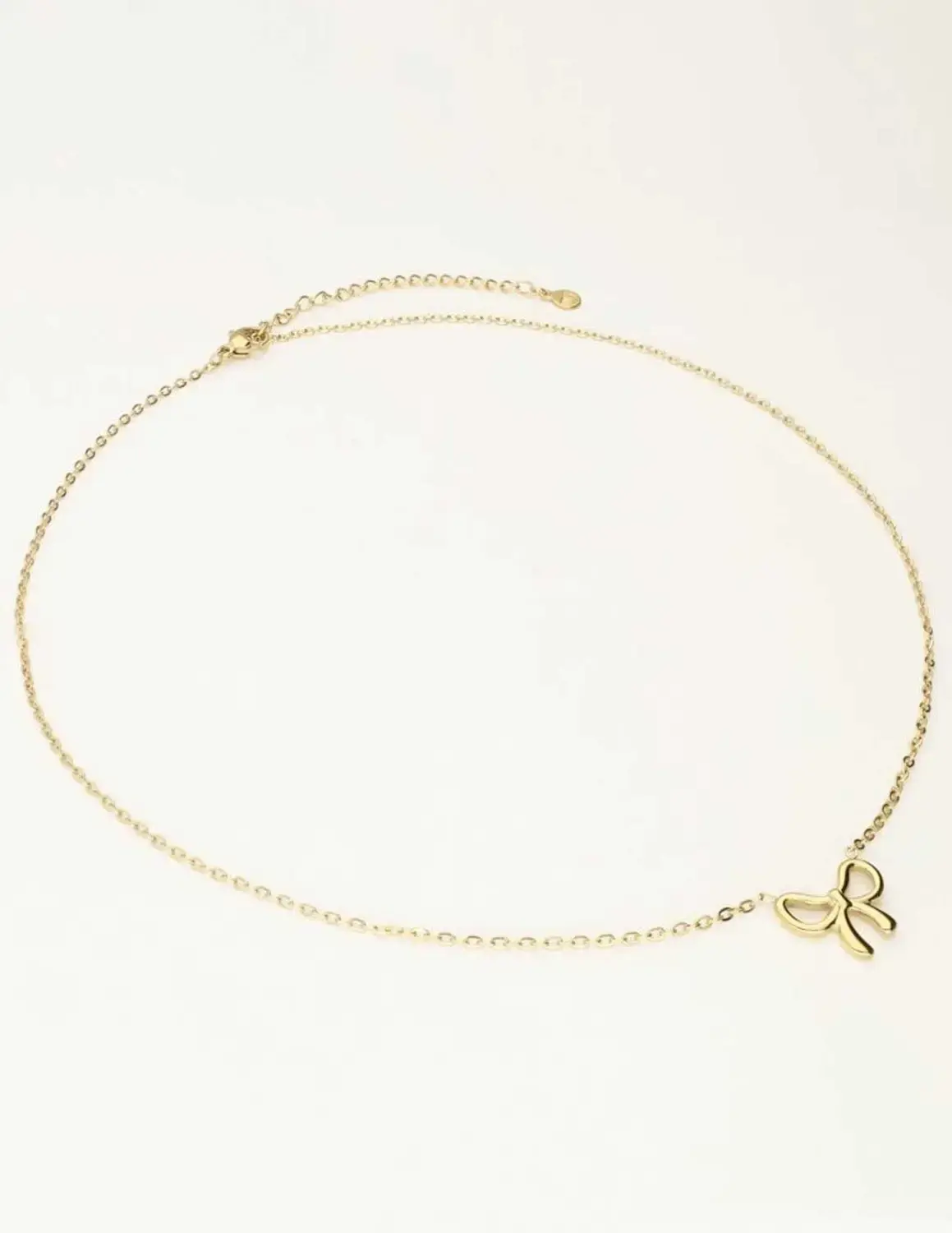 Necklace with bow  MJ10781 Gold