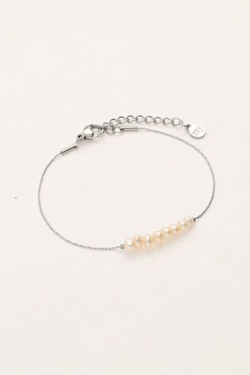 Bracelet mini pearls MJ11094 Silver