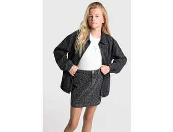 woven animal denim skirt (62408246313)