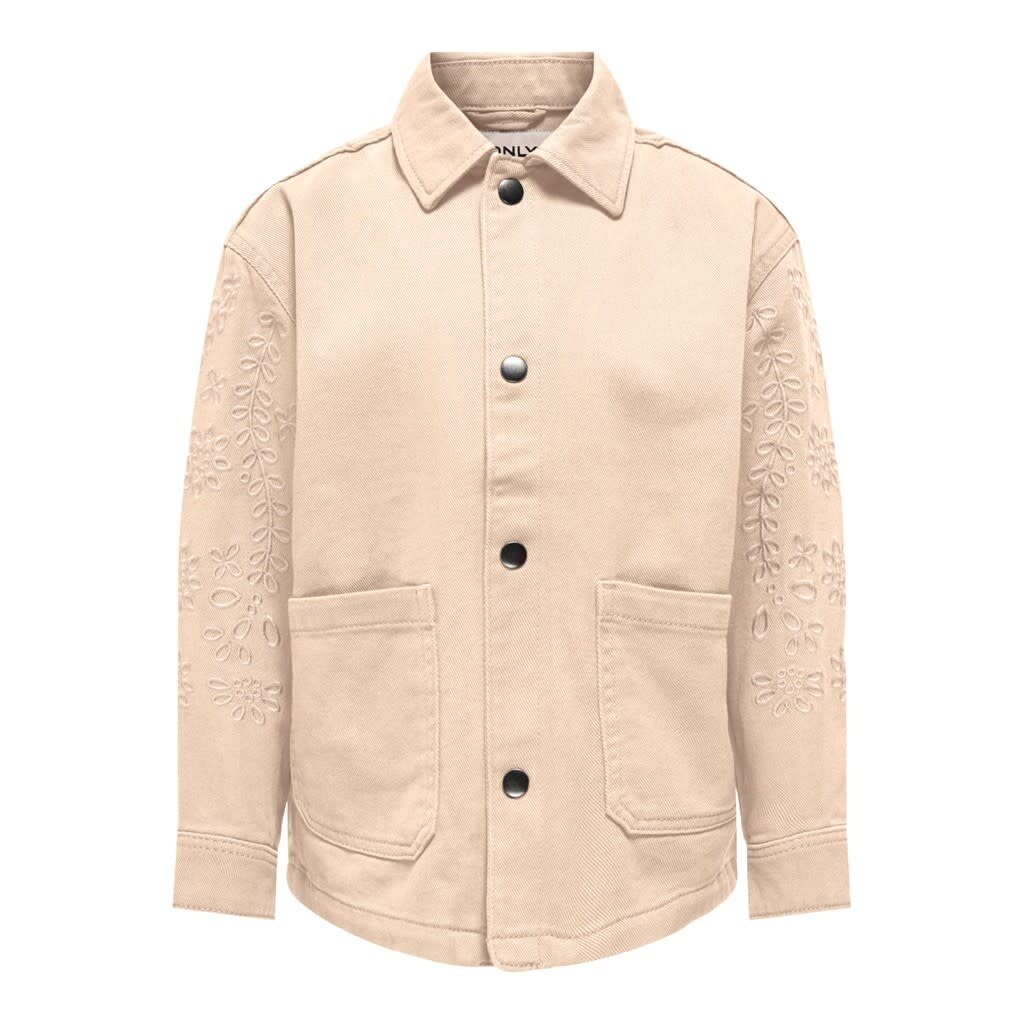 KIDS ONLY KOGKATE EMB. JACKET OTW 15316480 Ecru EMB. DTM
