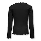 KOGIDOL LIFE LS O-NECK GLITTERTOP CS JRS 15340075 Black