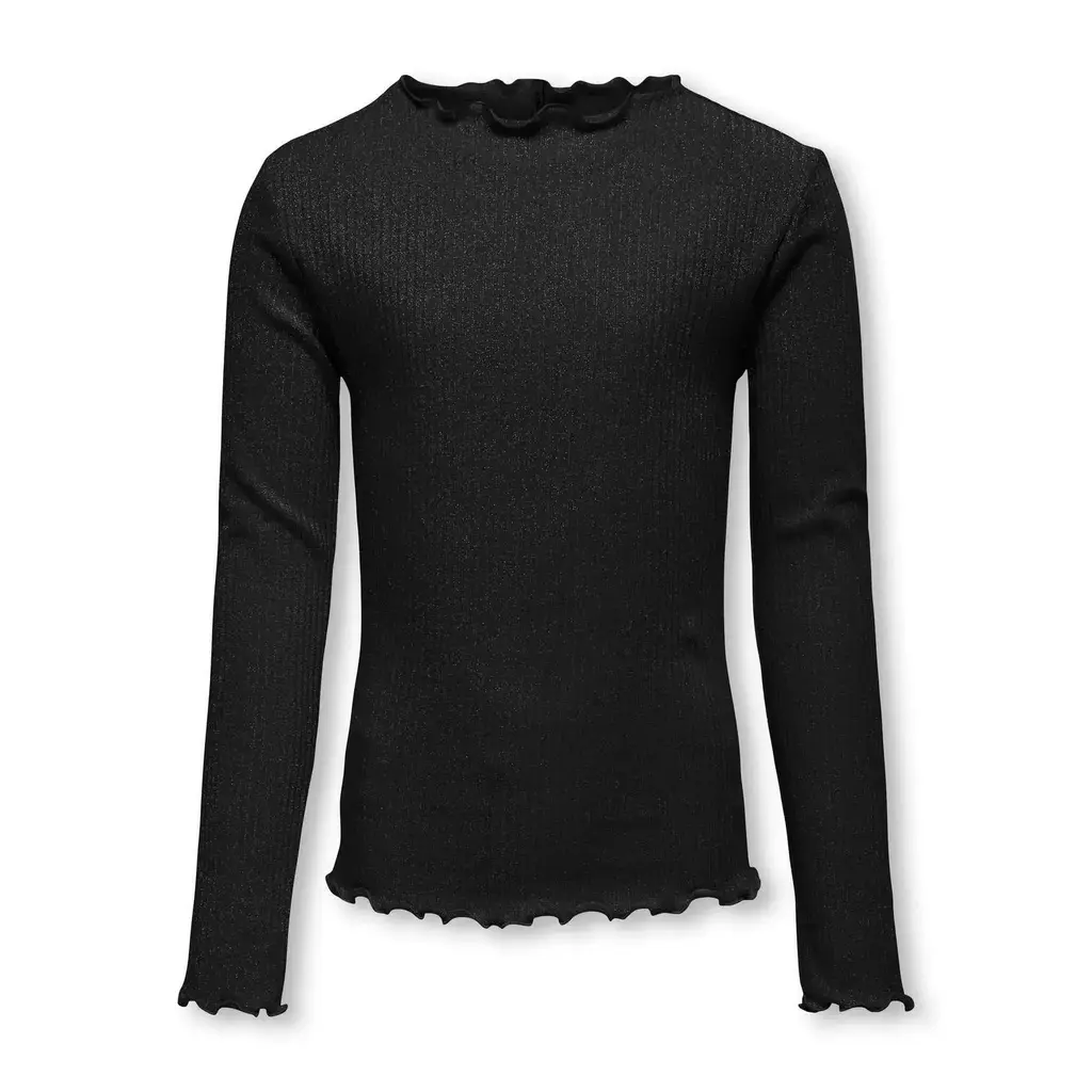 KIDS ONLY KOGIDOL LIFE LS O-NECK GLITTERTOP CS JRS 15340075 Black