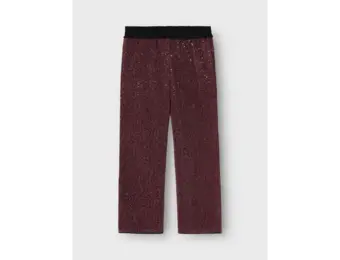 NKFRUNIC SEQUIN WIDE PANT 13235275 Fandango Pink