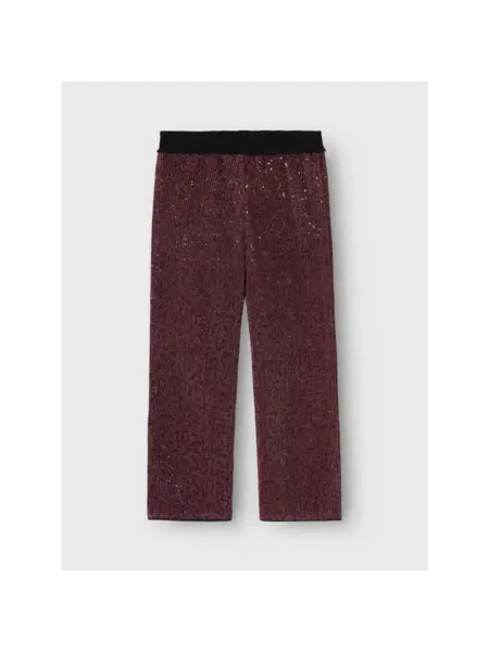 name it NKFRUNIC SEQUIN WIDE PANT 13235275 Fandango Pink