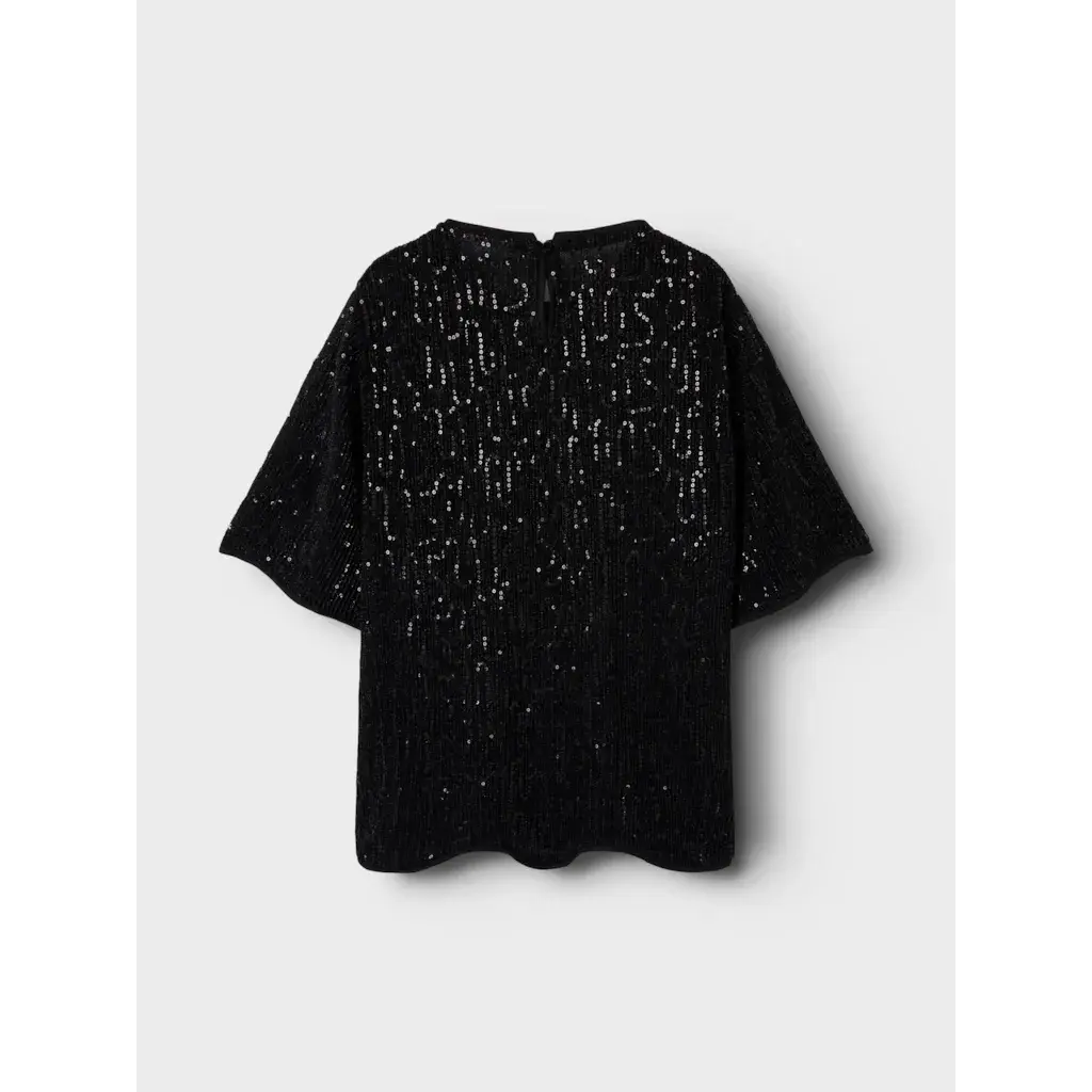 NKFRUNIC SEQUIN SS TOP 13235276 Black