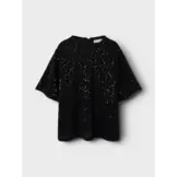 NKFRUNIC SEQUIN SS TOP 13235276 Black