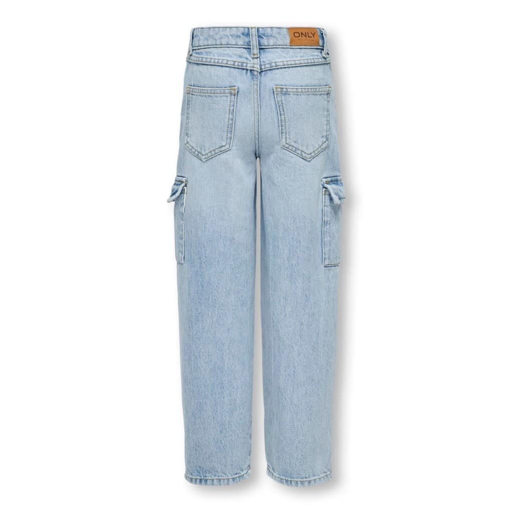 KIDS ONLY KOGHARMONY WIDE CARGO CARROT AZG 15344508 Light Blue Denim