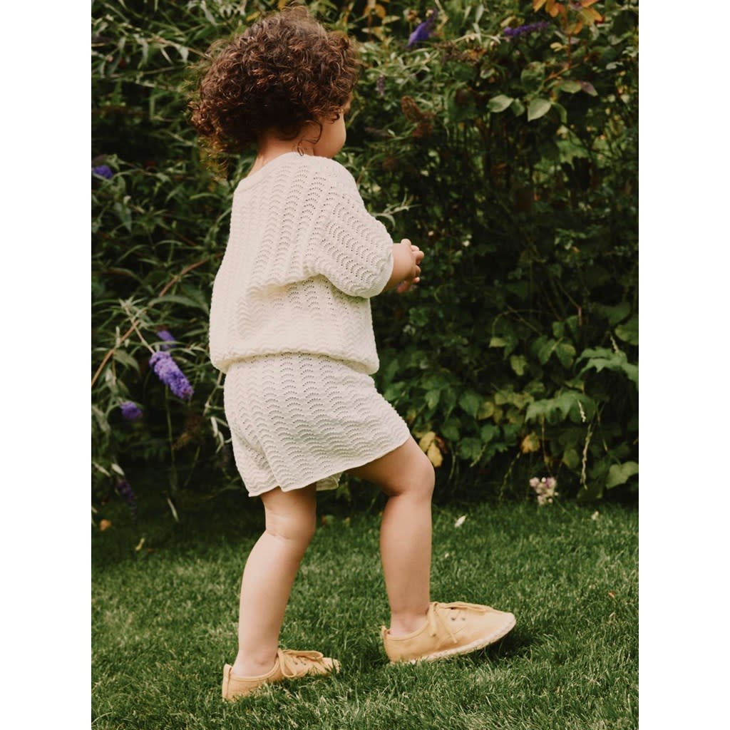 NMFJOHANNA KNIT SHORTS LIL 13230675 Coconut Milk