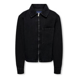 KOBJEPPE ZIP DENIM JACKET 8568 15328568 Washed Black