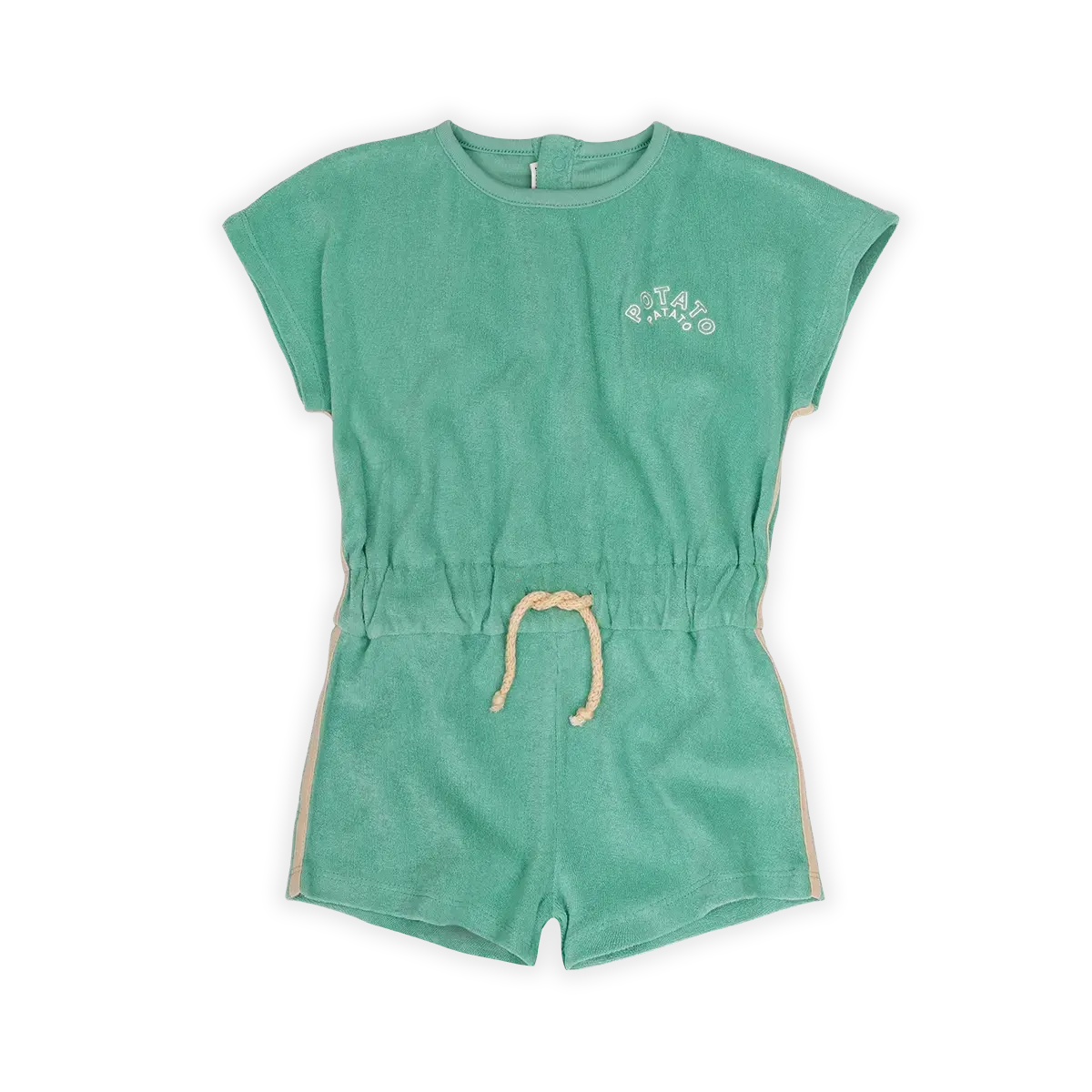 Terry sport jumpsuit  S25-1781 Botanical green