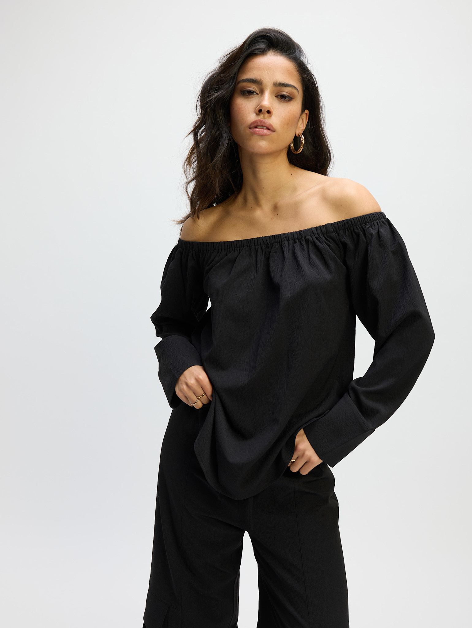 off shoulder blouse MONTANA R2502957618 black