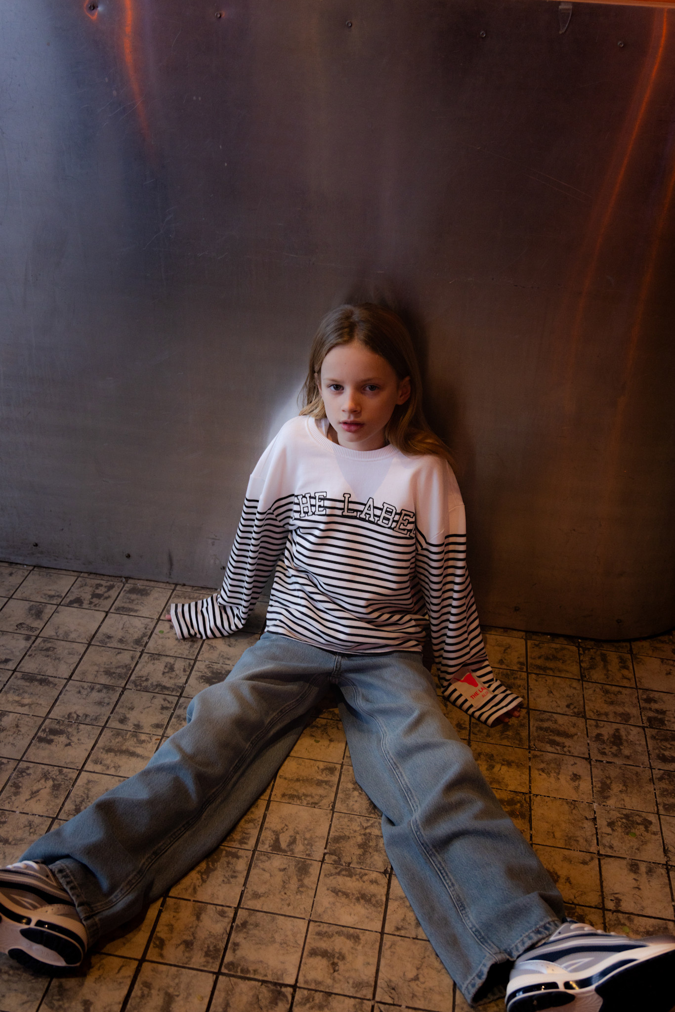 Striped The Label Sweater 62503850382 Soft White