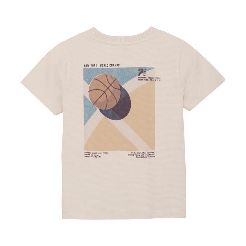 T-shirt Structure Backprint 920124 Sandshell