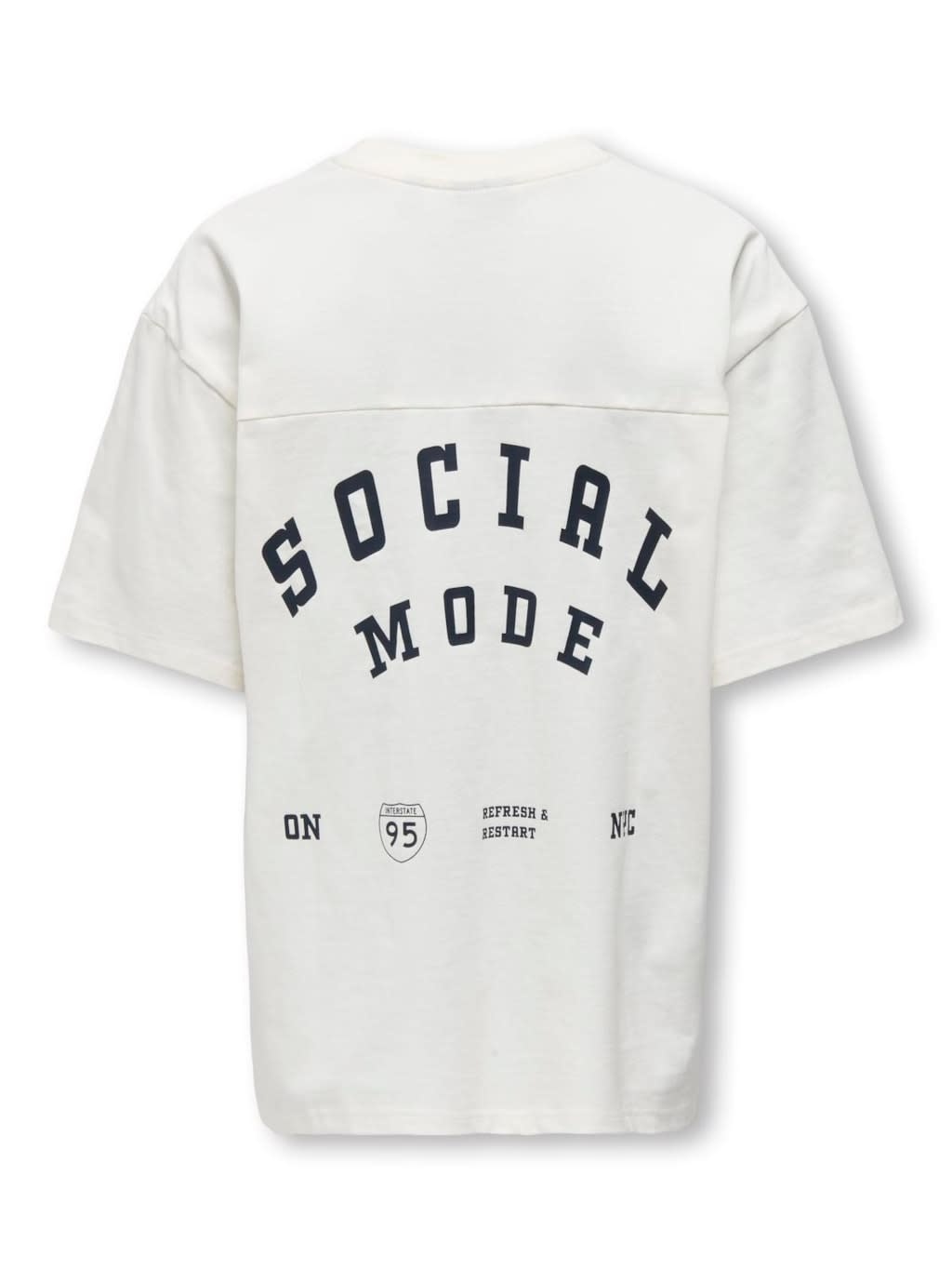 OSJGORDON S/S OVZ PRINTED TEE JRS 22033488 Tofu