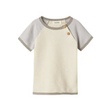 NBMNUNAN SS LOOSE TOP LIL 13246799 Turtledove VAPOR BLUE