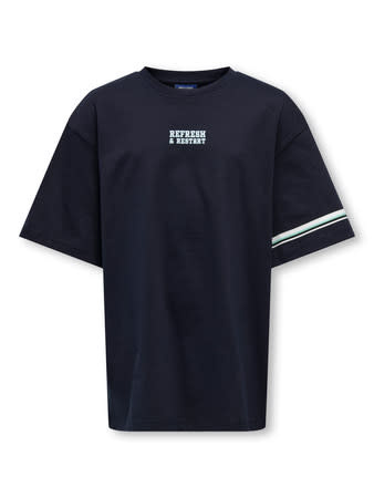 OSJGORDON S/S OVZ PRINTED TEE JRS 22033488 Night Sky
