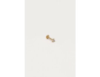 Earstud piercing 1pc 4 strass MJ12680 Gold