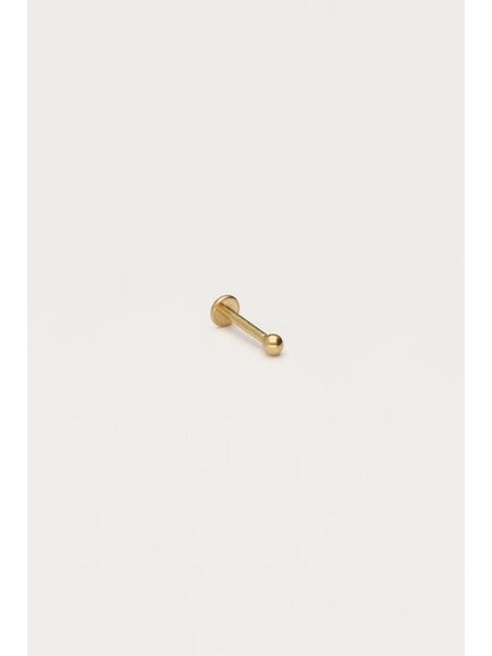 Earstud piercing 1pc 1 dot MJ12674 Goud