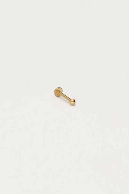 Earstud piercing 1pc 1 dot MJ12674 Gold