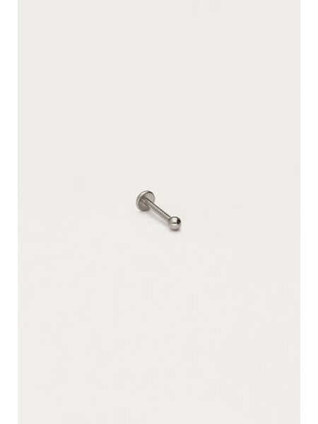 Earstud piercing 1pc 1 dot MJ12674 Zilver