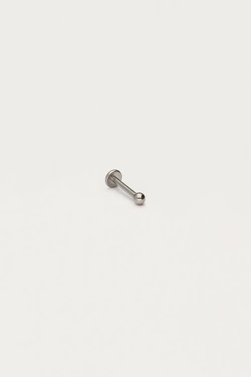 Earstud piercing 1pc 1 dot MJ12674 Silver