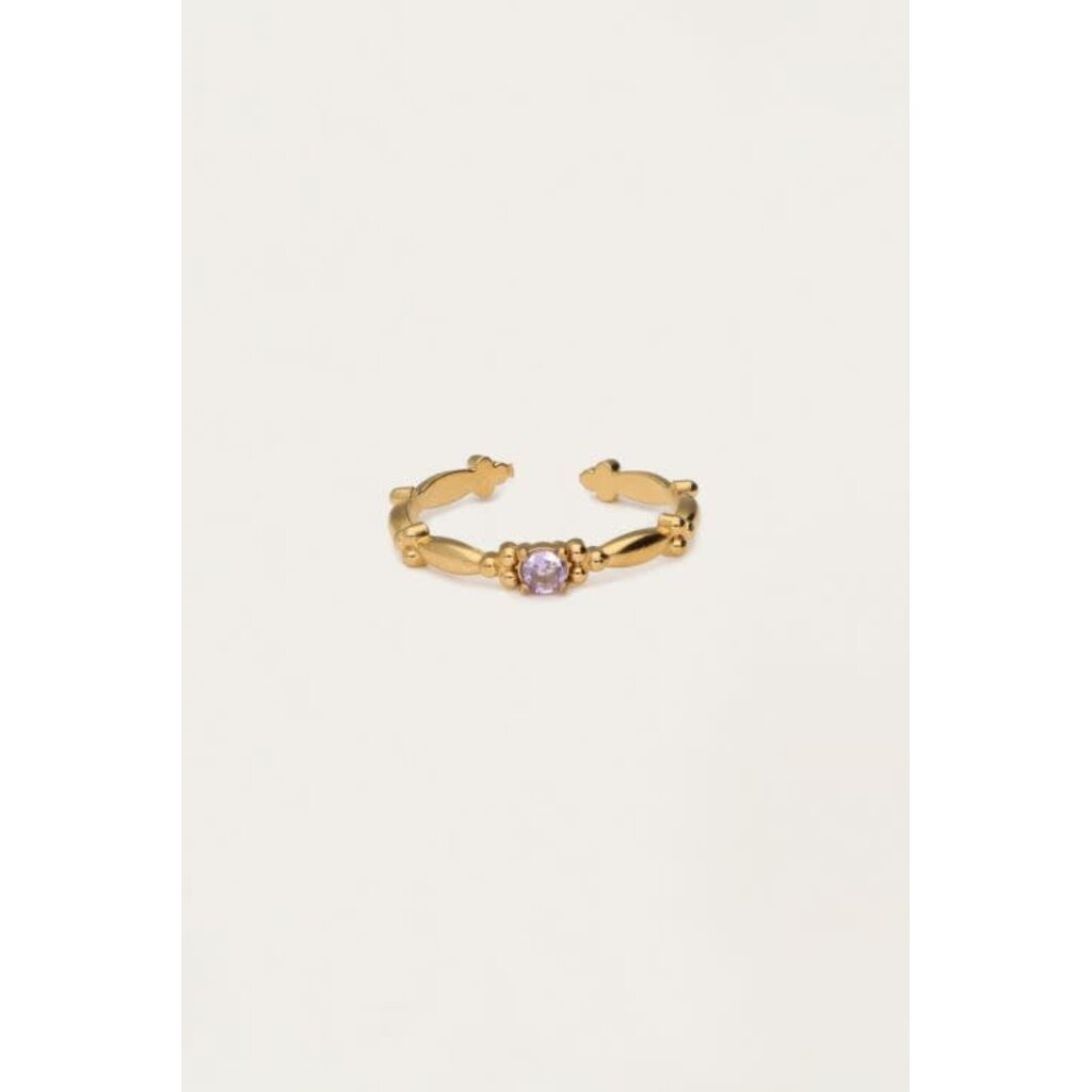 Ring fine vintage lilac MJ12995 Gold