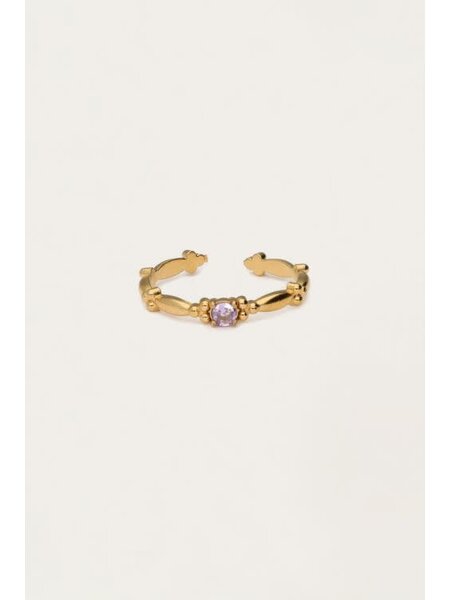 Ring fine vintage lilac MJ12995 Gold