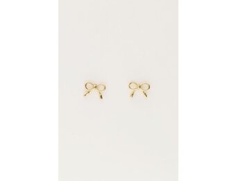 Earstuds bow mini MJ10989 Gold