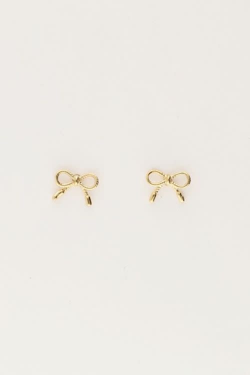 Earstuds bow mini MJ10989 Gold