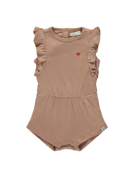 A Tiny Story baby suit shortsleeve TIN25329742 dusty coral