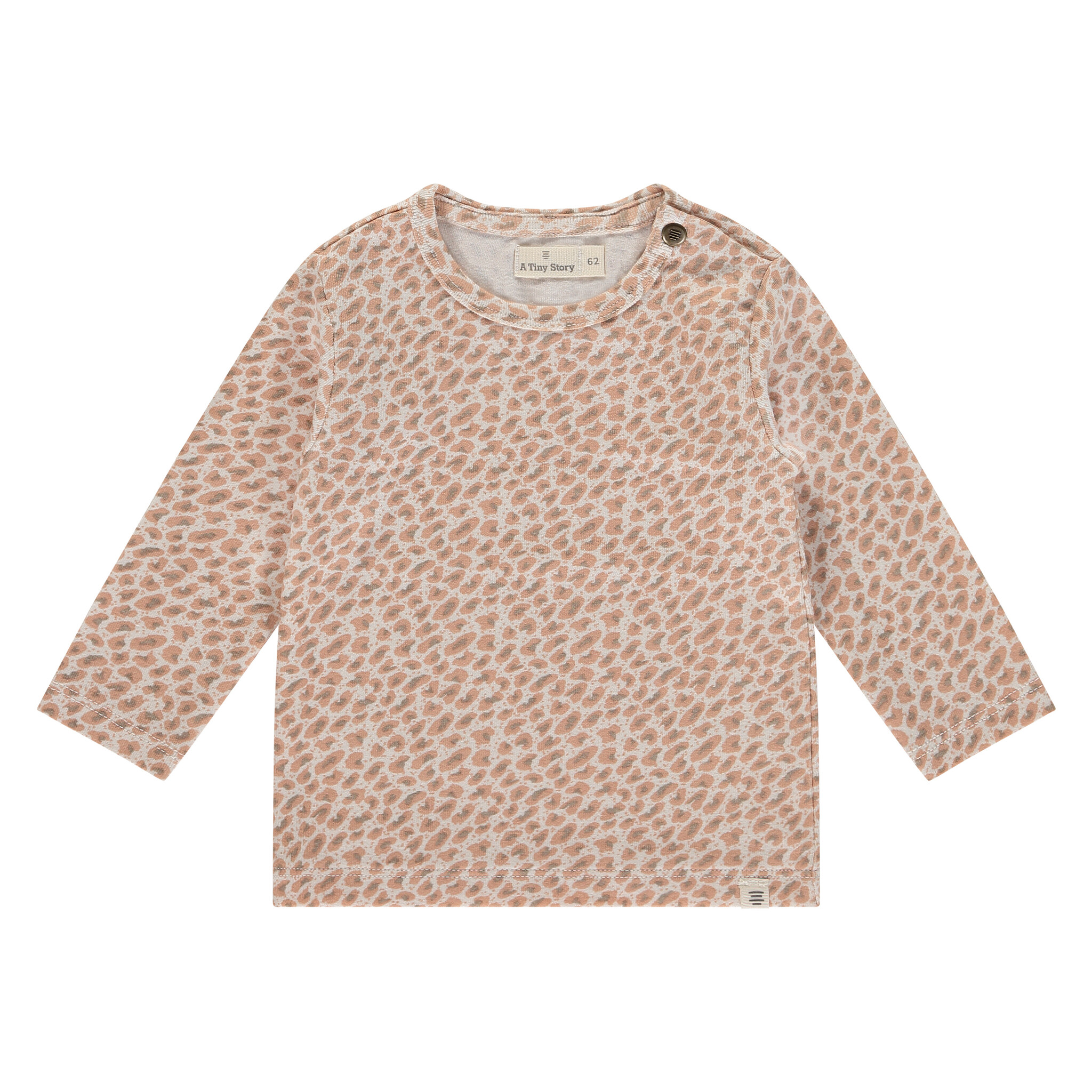 baby t shirt longsleeve TIN25329642 dusty coral