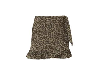 NMFVINAYA SKORT 13230555 Black LEOPARD AOP