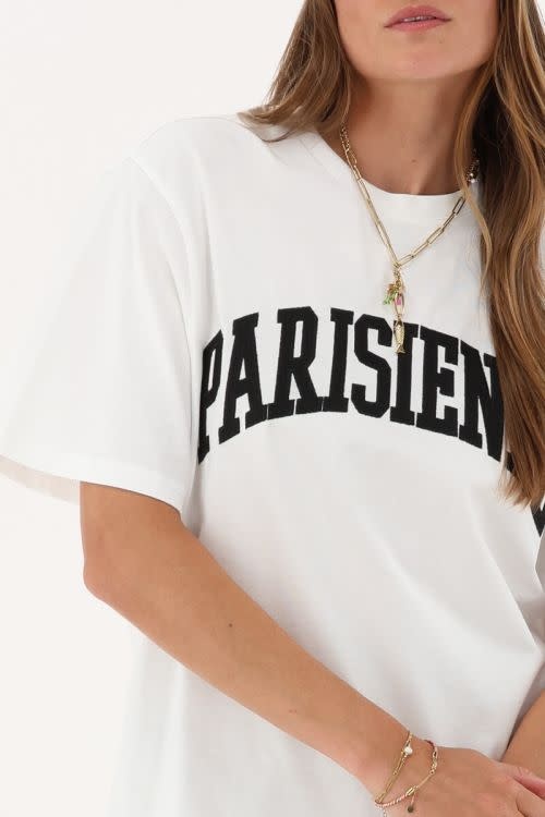 T-shirt parisienne MJ13409 wit