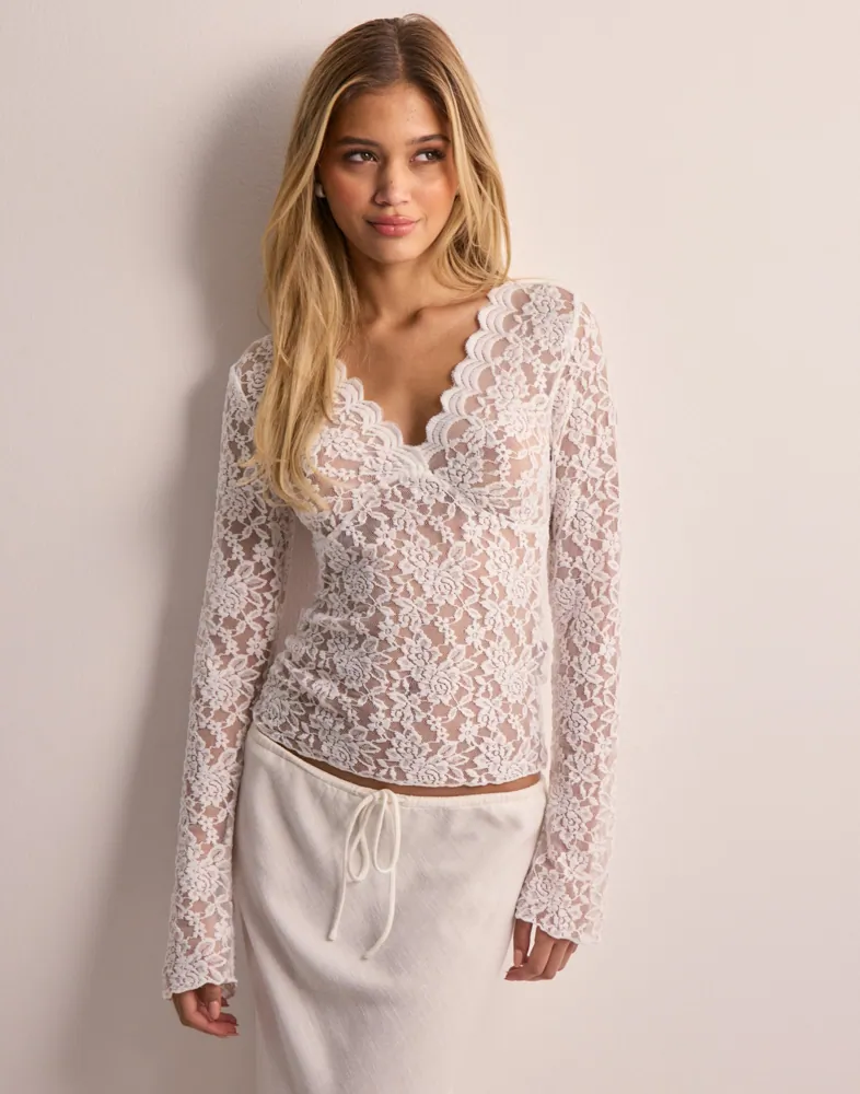 Lace top 25113 Offwhite