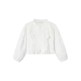 NMFHELLIA LS SHIRT 13242281 Bright White