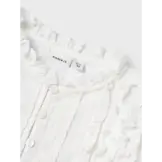 NMFHELLIA LS SHIRT 13242281 Bright White