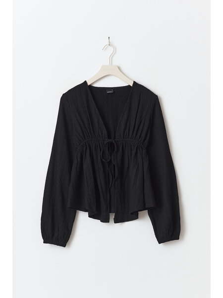 Gina Tricot Textured top 25088 Black (9000)